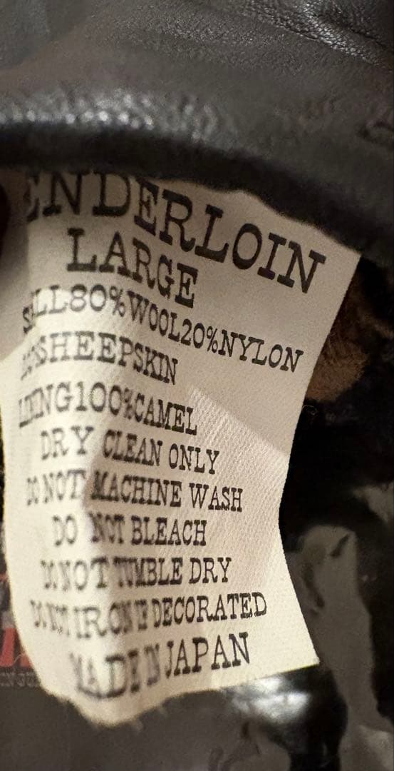 希少初期TENDERLOIN テンダーロインレザーグローブ手袋ブラック美品