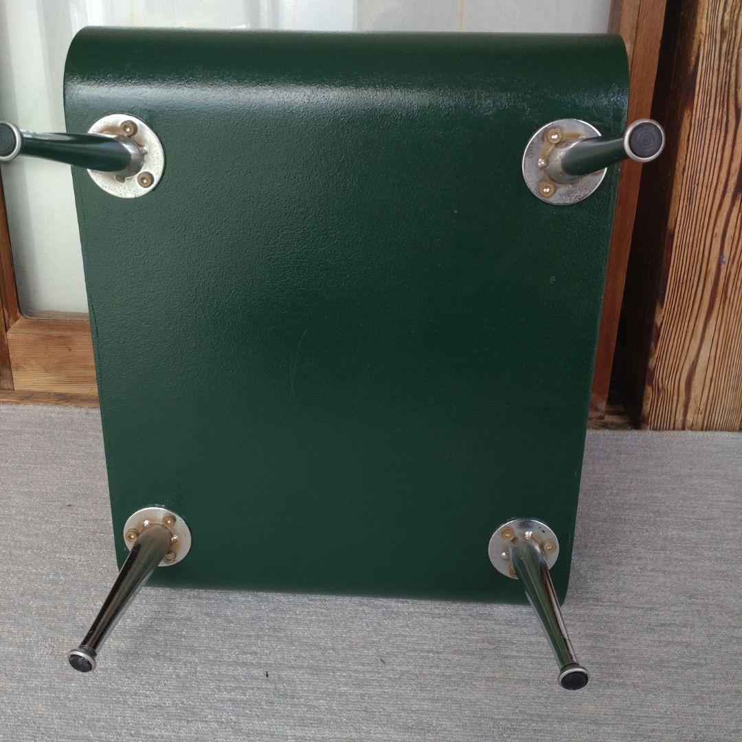 n*a様 【レア品】ダークグリーン サイドテーブル レトロ　昭和