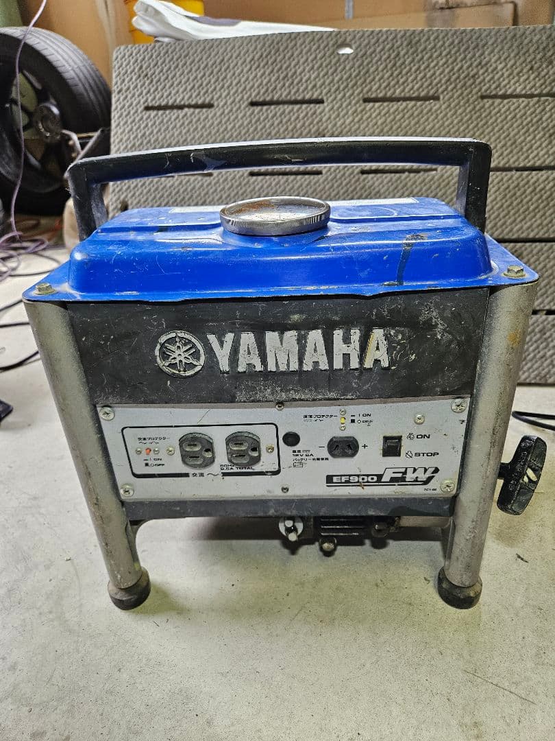 YAMAHA EF900 FW ガソリン発電機　作動確認済