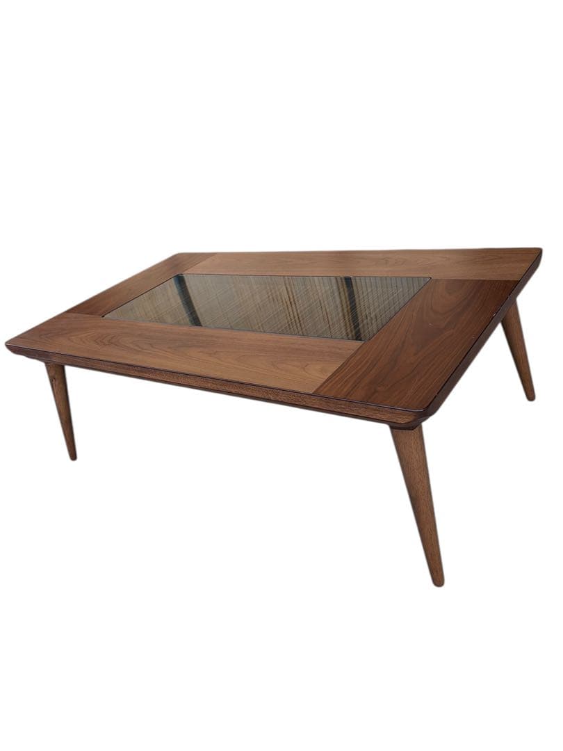 協立工芸 ガラス ダイニングこたつ 家具調こたつ