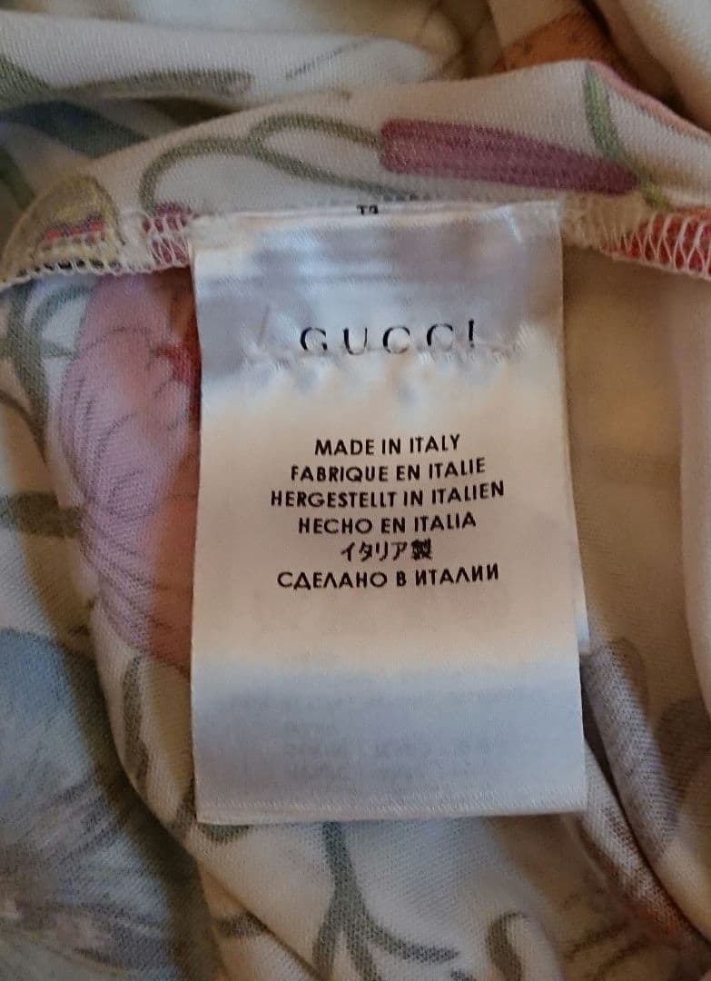 【タグ付き未使用】GUCCI グッチ 花柄レーヨンワンピース フローラ 総柄