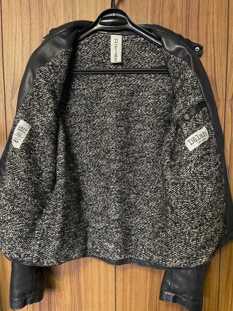 は*ん様 Delan ライダース 44 デラン　レザージャケット