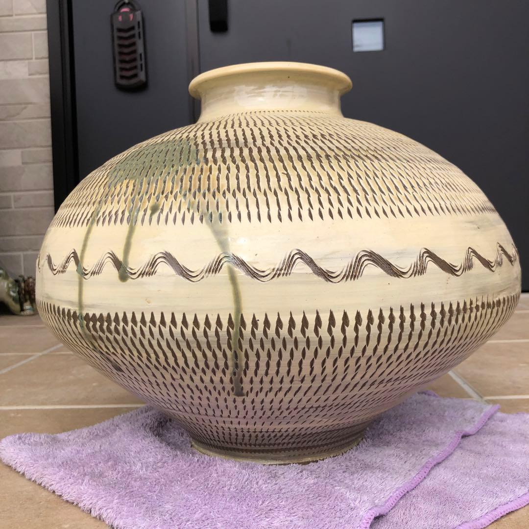 小鹿田焼　壺　花瓶　骨董品