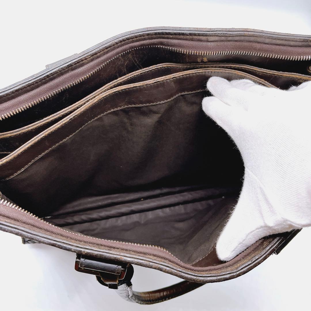 BOTTEGA VENETA ボッテガベネタ イントレチャート　ダークブラウン