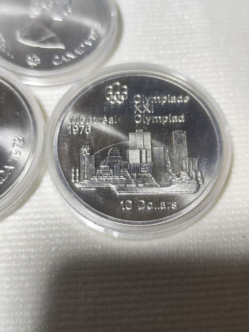 カナダ 1976モントリオールオリンピック五輪記念銀貨