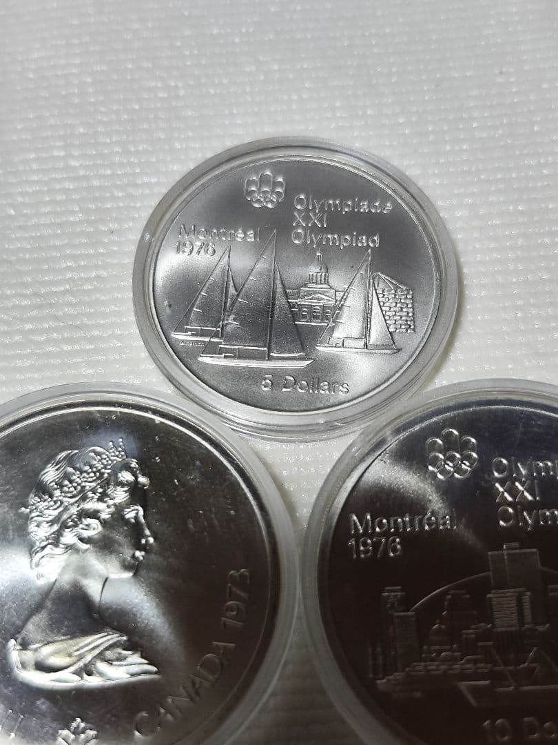 カナダ 1976モントリオールオリンピック五輪記念銀貨