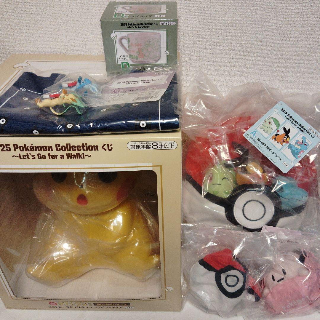 2025ポケモンコレクションくじ 　Let's Go for a Walk13点