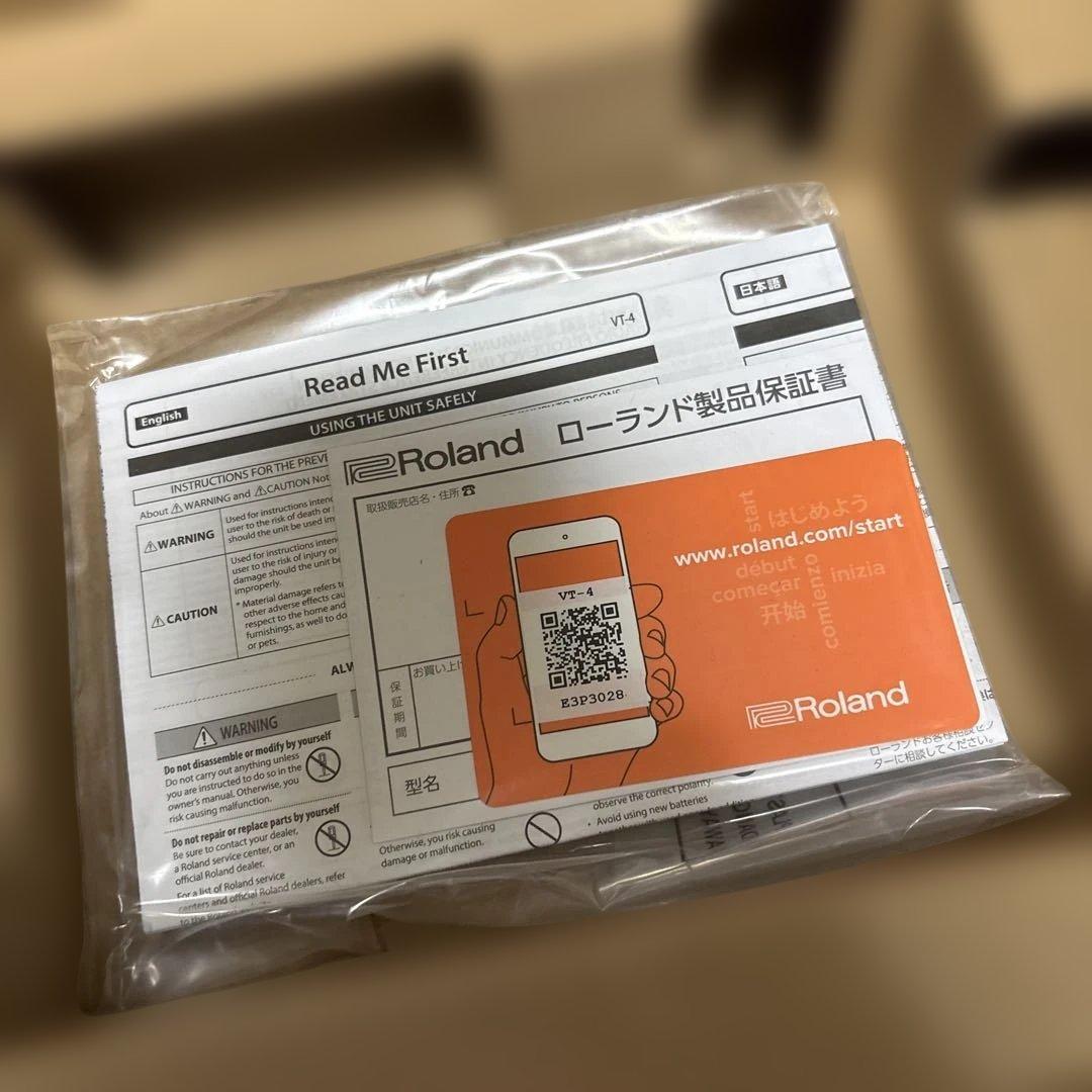 Roland VT-4 ボイストランスフォーマー　インターフェース　箱・説明書