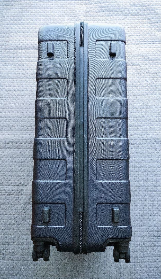 無印良品 バーを自由に調節できる ハードキャリーケース(105L)ネイビー