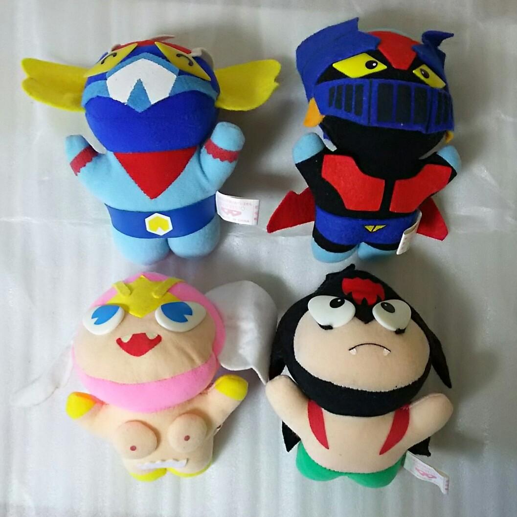 平成 昭和レトロ♪永井豪ぬいぐるみ(マジンガーＺ、グレンダイザー、デビルマン)