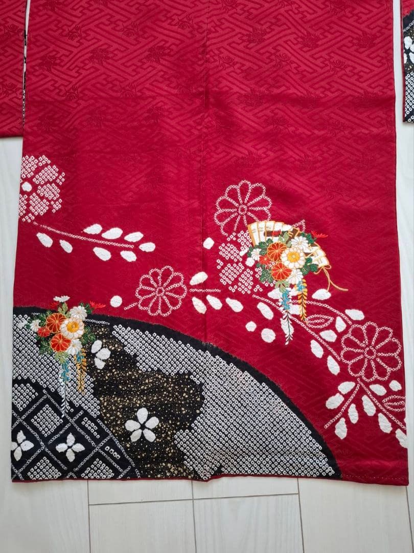 振袖　正絹　帯　帯締め　帯揚げ　セット