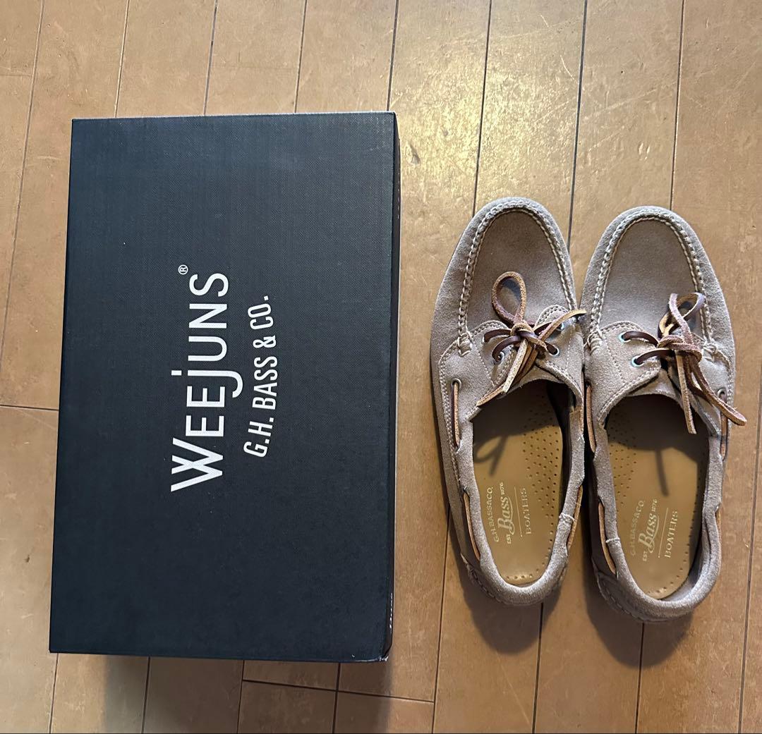 G.H.BASS×ユナイテッドアローズ　GLR 別注　スエードデッキシューズ