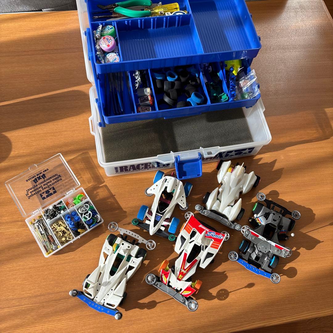 ミニ四駆 車両5台とパーツセット　引退