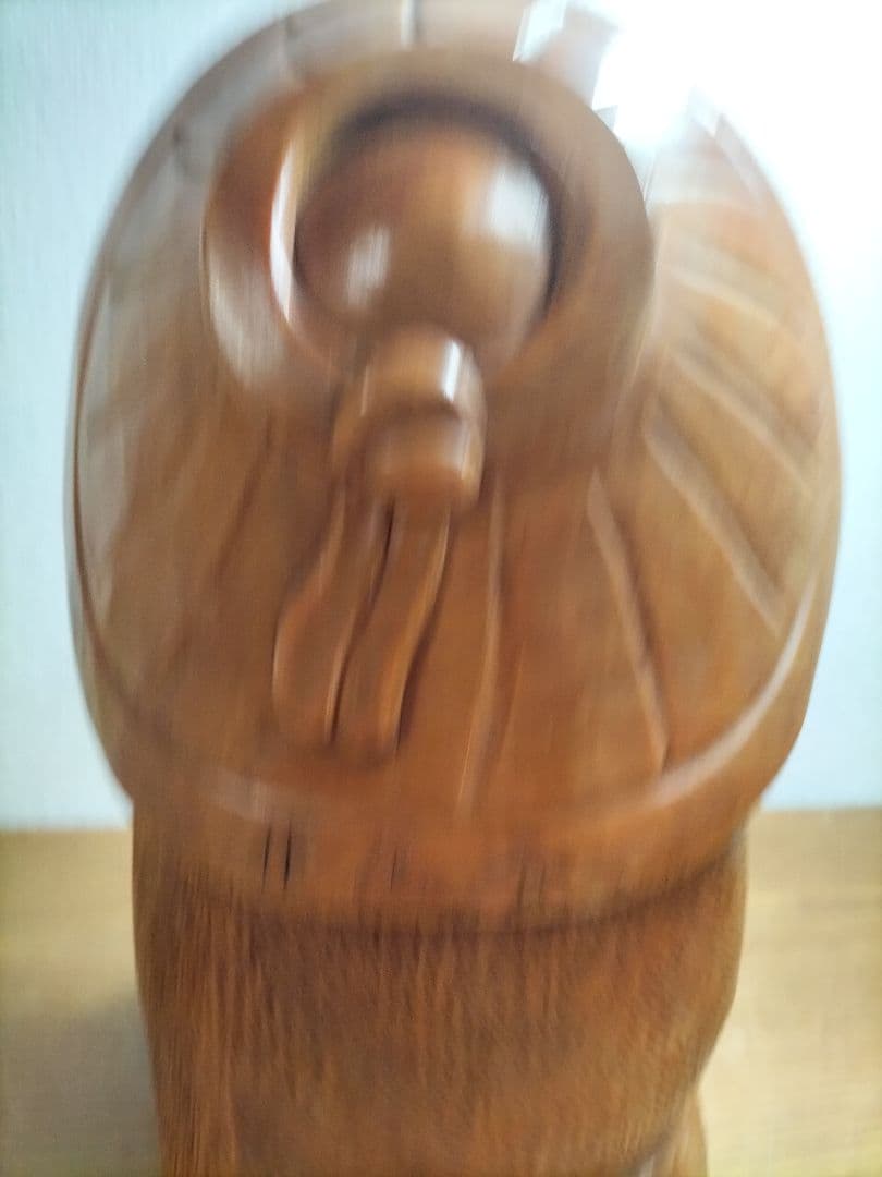 木製　狸の一刀彫りの彫刻　最終値下げ