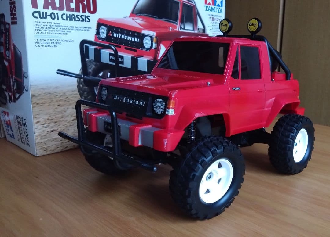 最終価格 タミヤ 1/10 三菱 パジェロ CW-01 カスタム有 デカール付
