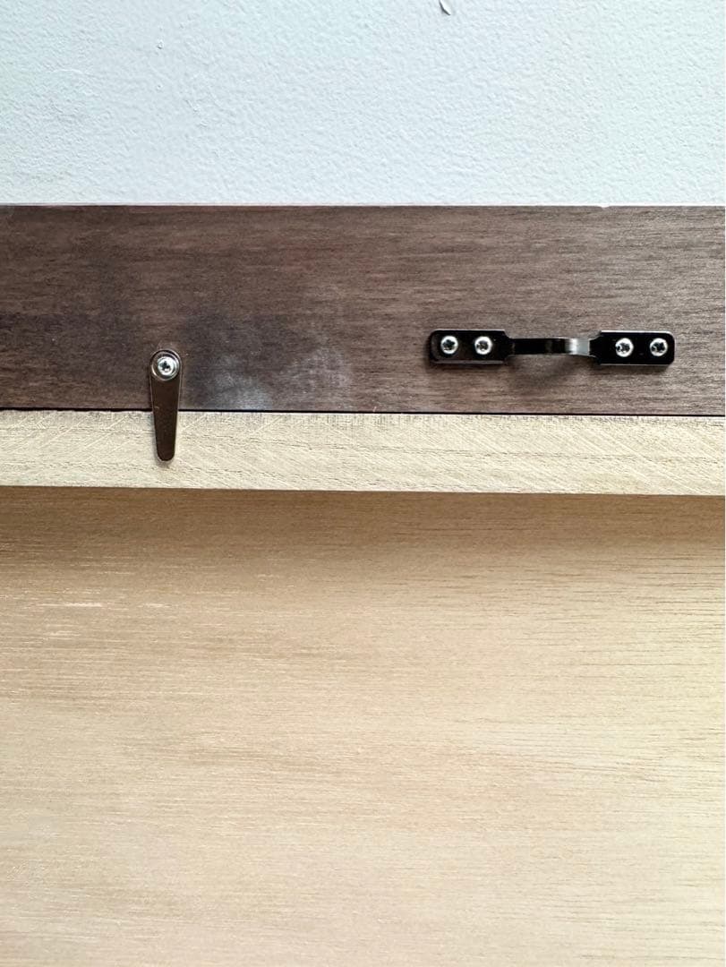 【在庫25】額 額縁 木製 焦茶 ダークブラウン 大きいサイズ アート 写真 a