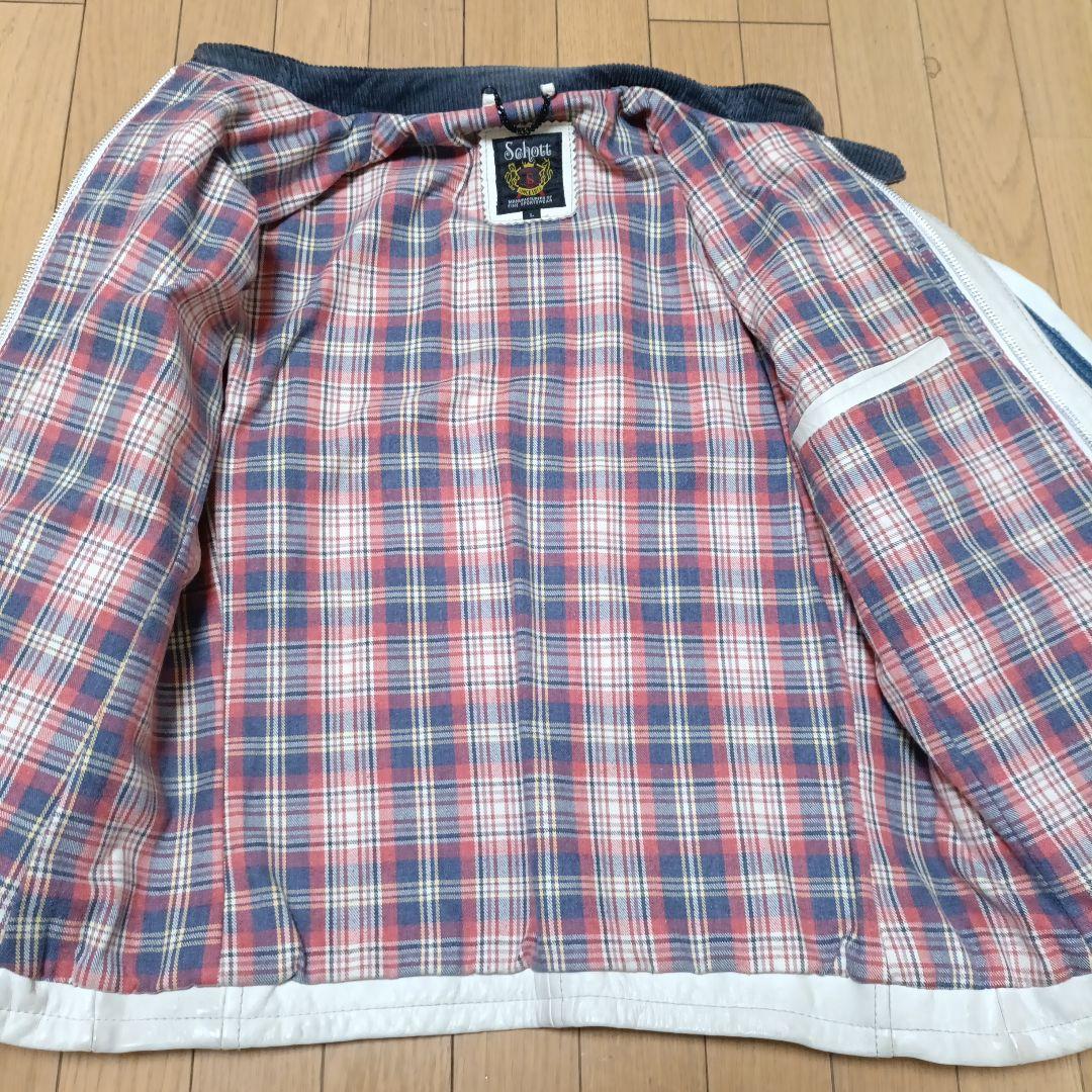 Schott シングルライダース クラシックレーサー L