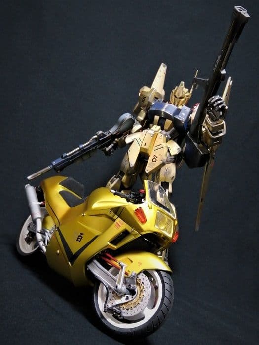 【ゴールドセット！】MG百式Ver2.0＆百式専用バイク