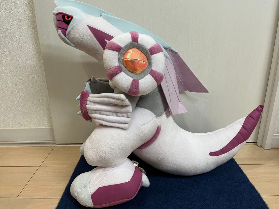 【タグ付き】ポケモン　特大ぬいぐるみ　ディアルガ　パルキア　ハートランド