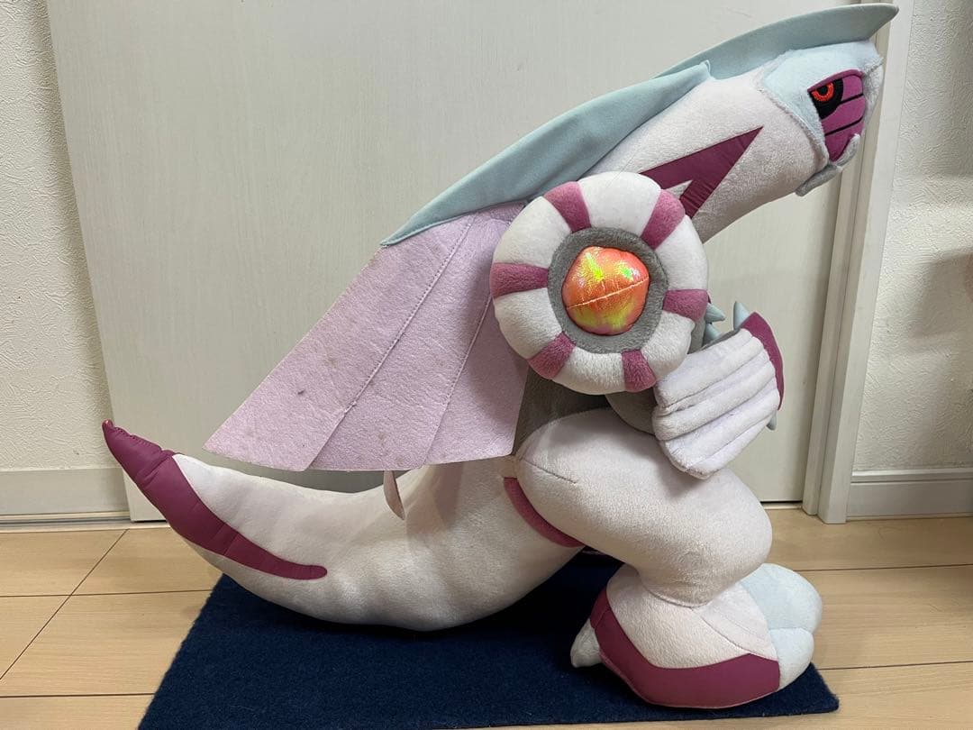 【タグ付き】ポケモン　特大ぬいぐるみ　ディアルガ　パルキア　ハートランド