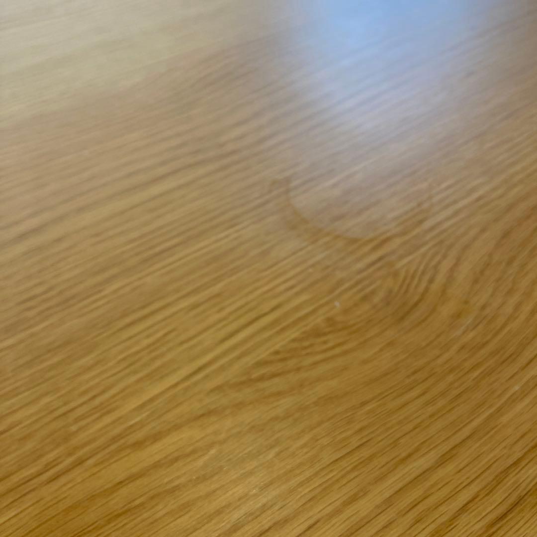 無印　【リビングでもダイニングでもつかえるテーブル ・4】130✖️80 オーク材