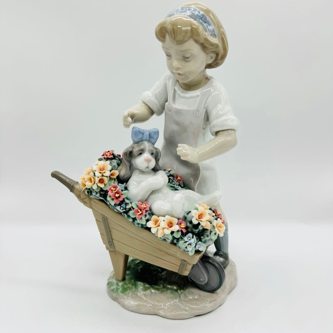 【希少】リヤドロ LLADRO No.9133 『おさんぽしようね』