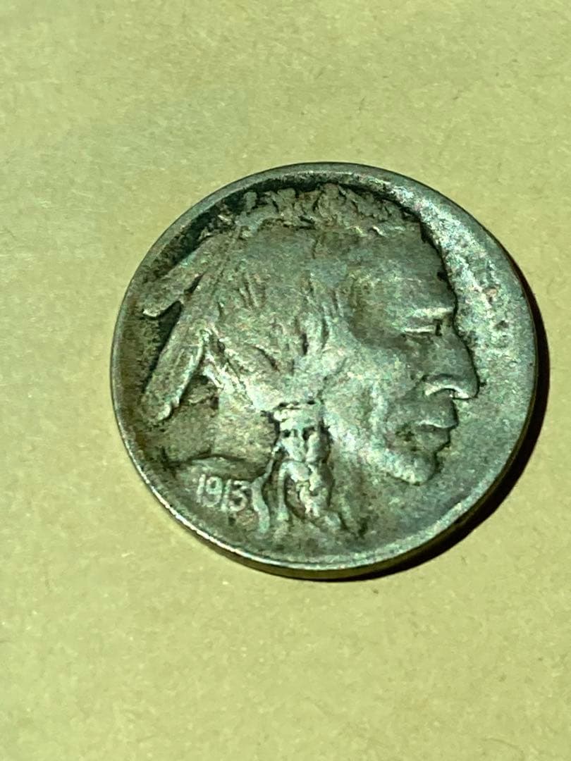 Y*a様 アメリカ　5セント白銅貨　バッファローニッケル　1913S タイプ2