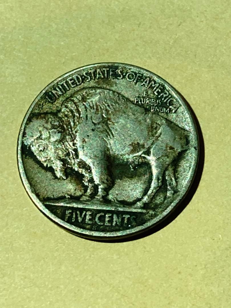 Y*a様 アメリカ　5セント白銅貨　バッファローニッケル　1913S タイプ2