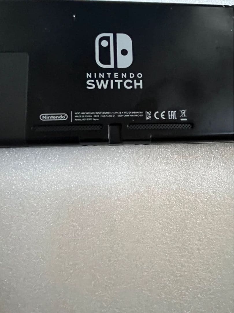 Nintendo Switch 本体 ブラックジャンク品液晶不良