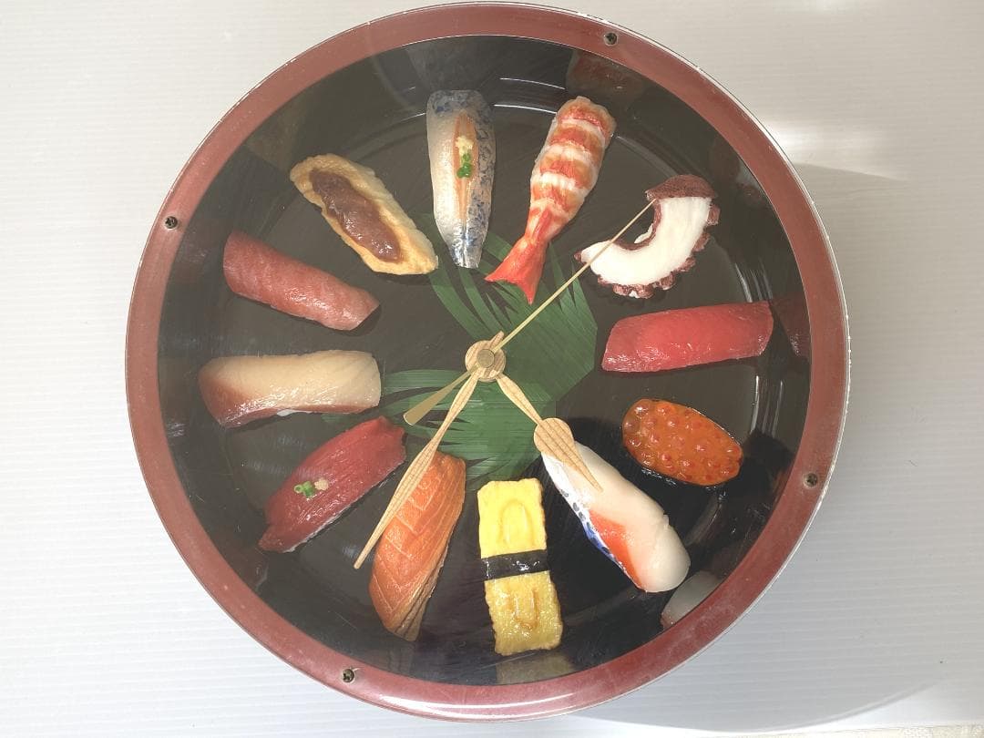寿司サンプル　掛け時計