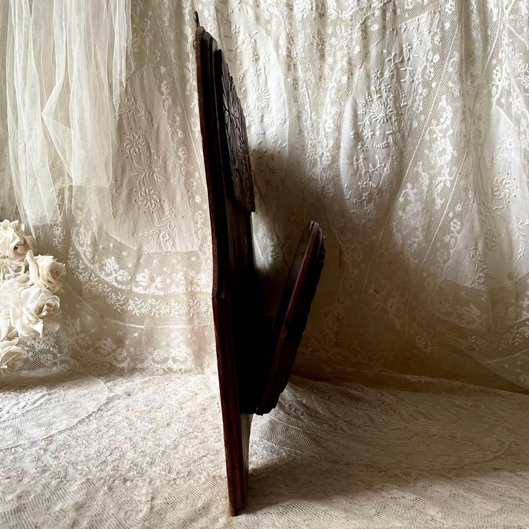 19世紀イギリスアンティーク壁掛け木製レターラック　家具シェルフステーショナリー