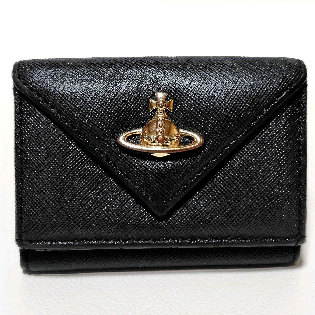 人気✨　ヴィヴィアンウエストウッド　ミニ財布　黒　レザー　オーブ　ユニセックス