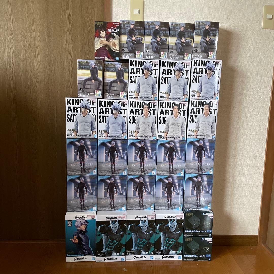 14 呪術廻戦　フィギュア　五条悟　夏油傑　獄門疆　怪獣8号　grandista