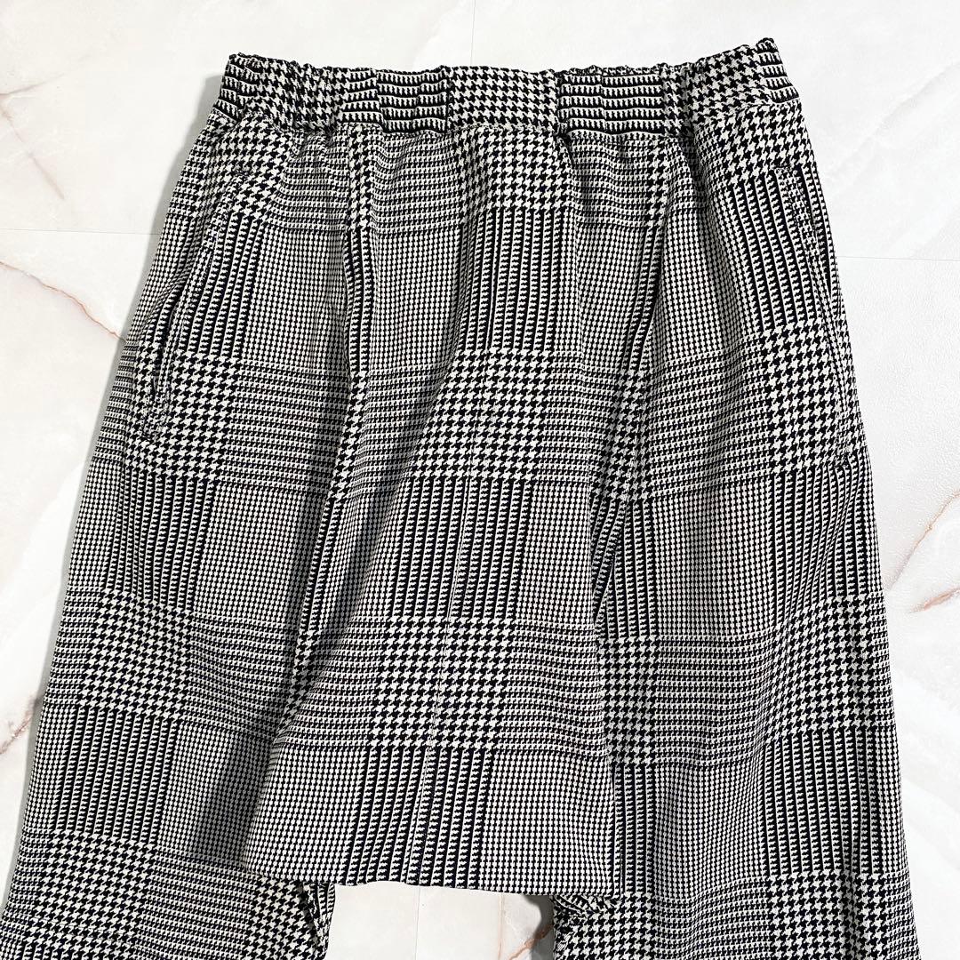 A16631 美品 コムデギャルソンコムデギャルソン　千鳥 ハーフサルエルパンツ