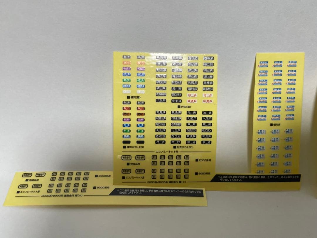 【ジャンク】グリーンマックス　西武鉄道新2000系8両(エコノミーキット組立品)