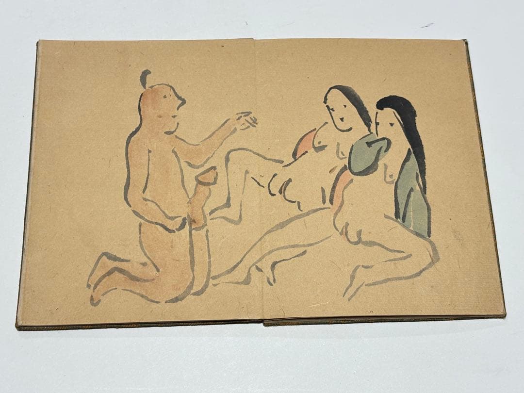 「池無名翁千尋帖」池大雅 春画帖 安政三年写 1帖|艶本 江戸時代 和本