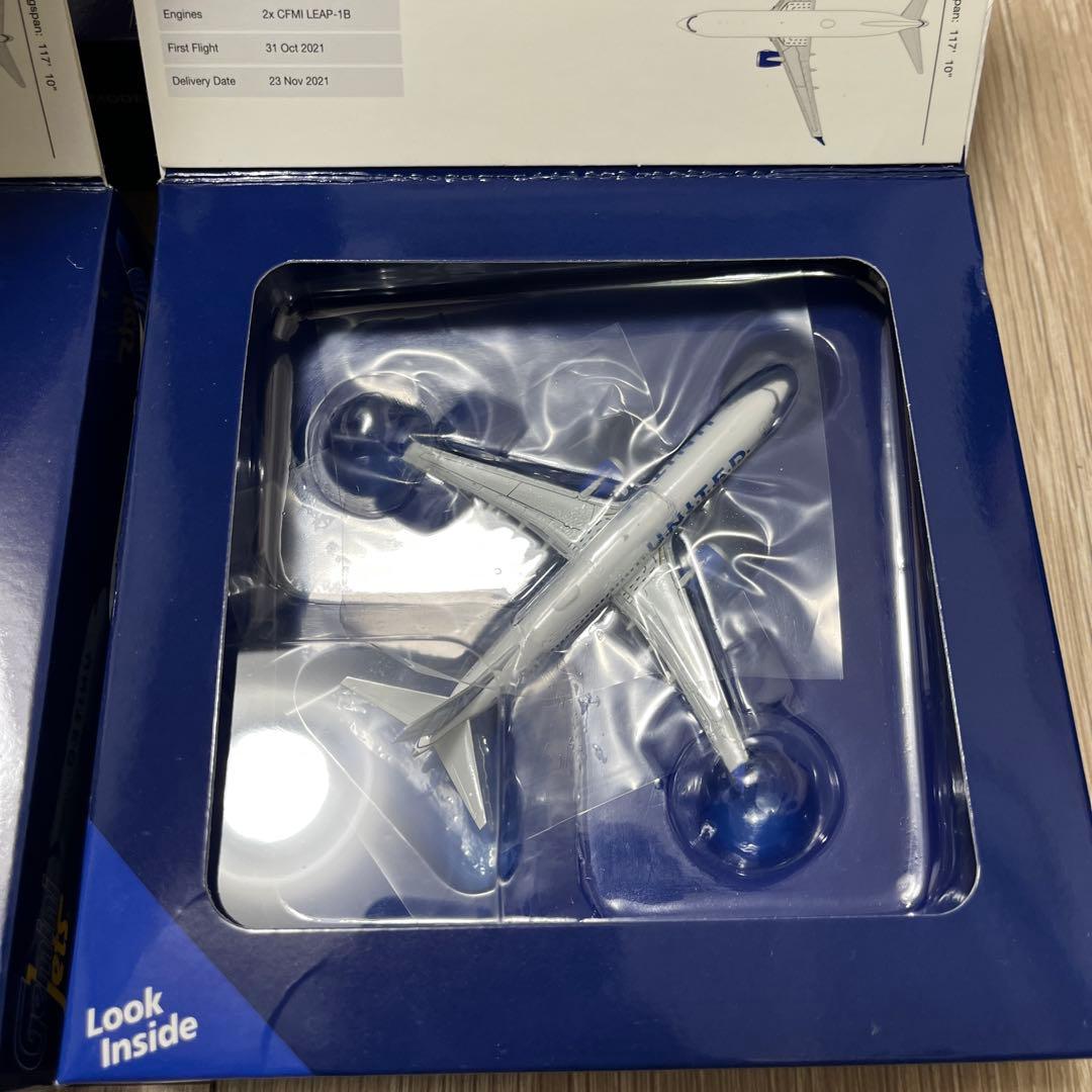 United Airlines 4個セット（エアバス2、ボーイング2）1/400