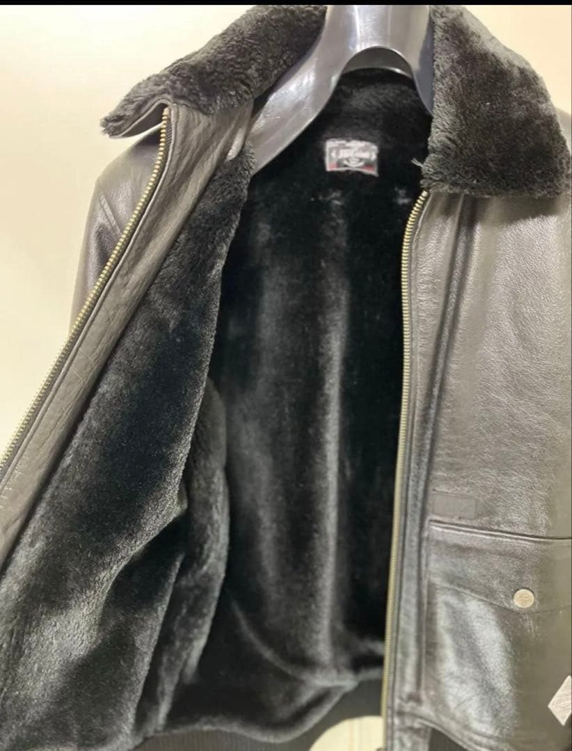 CRIMIE レザージャケット　G-1 ヘビーウェイト XL