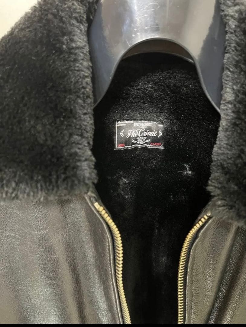 CRIMIE レザージャケット　G-1 ヘビーウェイト XL