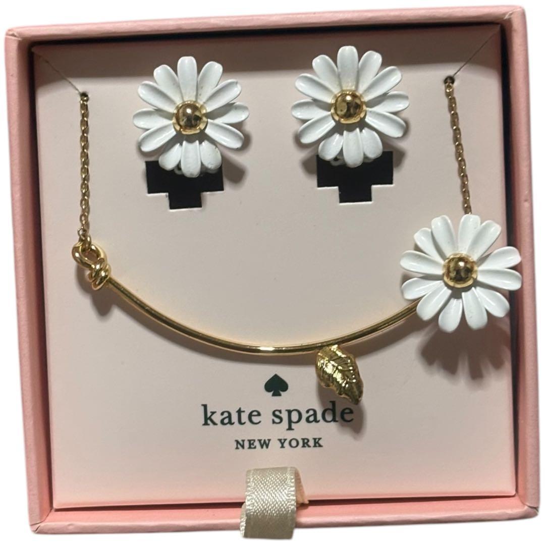 ケイトスペード　マーガレット　デイジー　ネックレス　イヤリング　セット