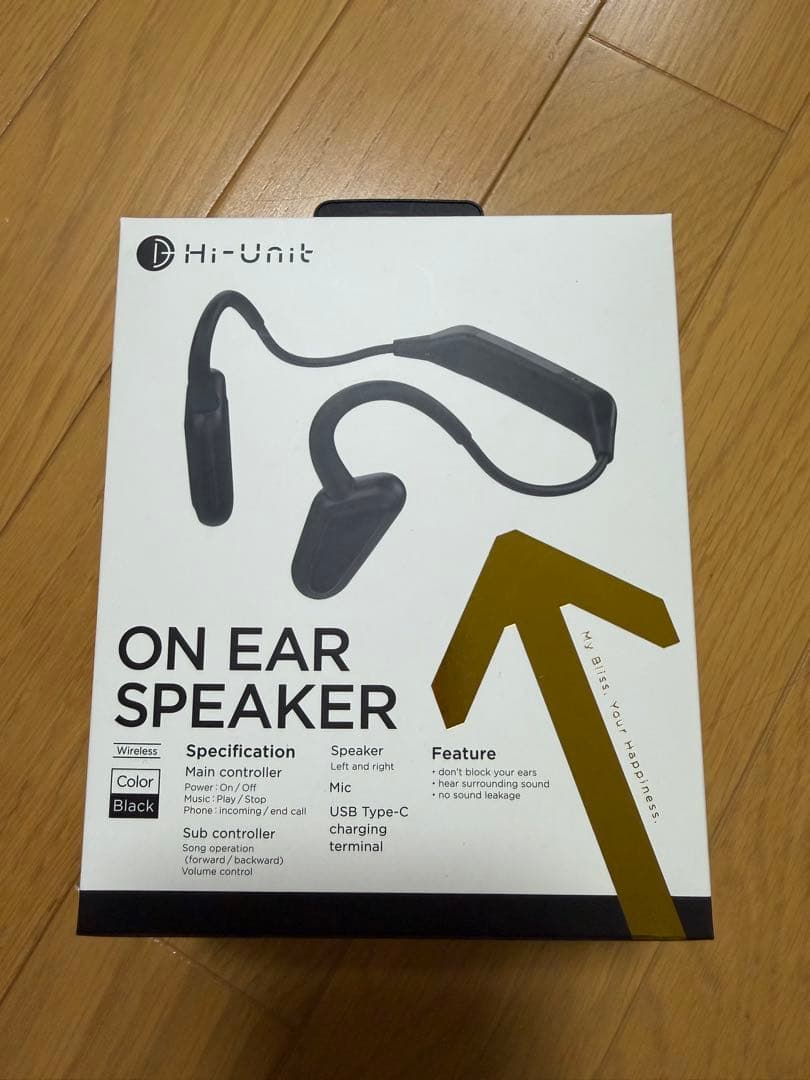 新品未使用　Hi-Unit ON EAR SPEAKER ブラック