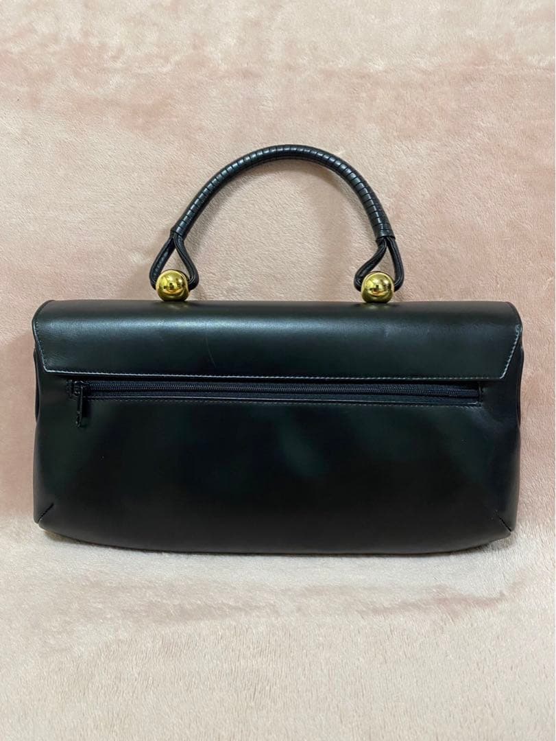 濱野 バッグ　ロイヤルモデル　黒　フォーマル　ブラック　ゴールド