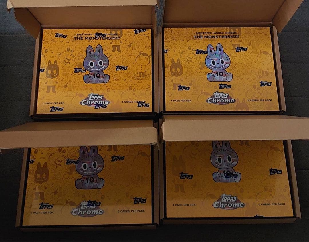 ラブブ トレカ未開封4BOX