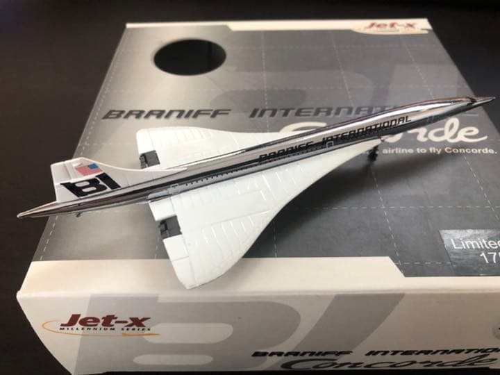 航空機・ヘリコプター Jet-X 1/400 Concorde BRANIFF Chrome