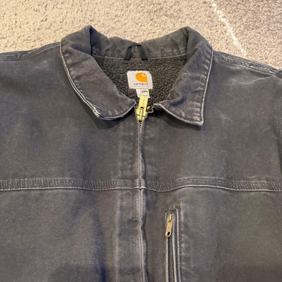 Carhartt 黒 ジップアップジャケット