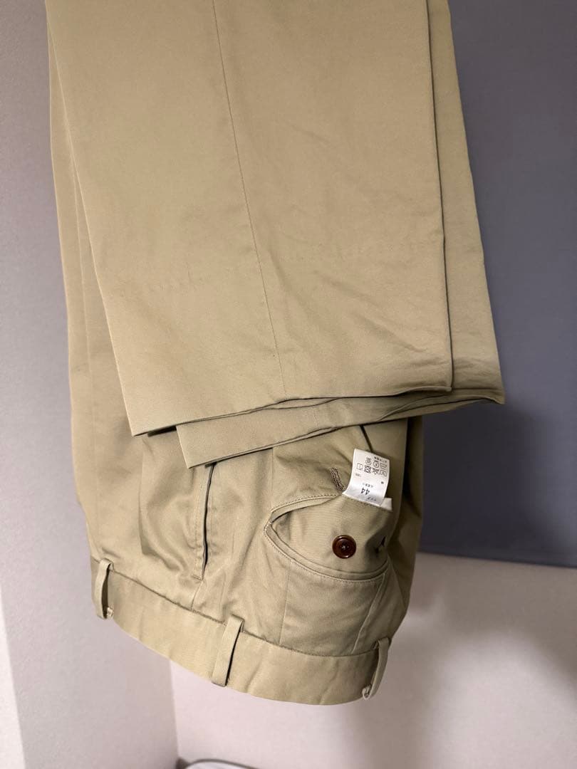 NEATチノパン　ベージュ44