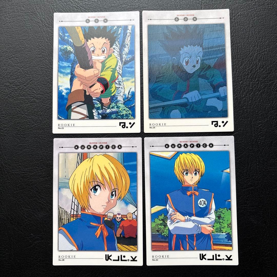 HUNTER×HUNTER カードダスマスターズ　No.23、25、28、32