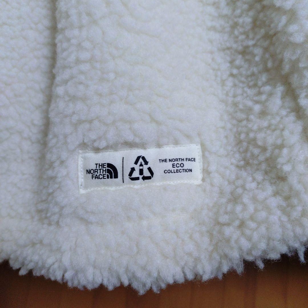 ノースフェイス　白色ボアジャケット