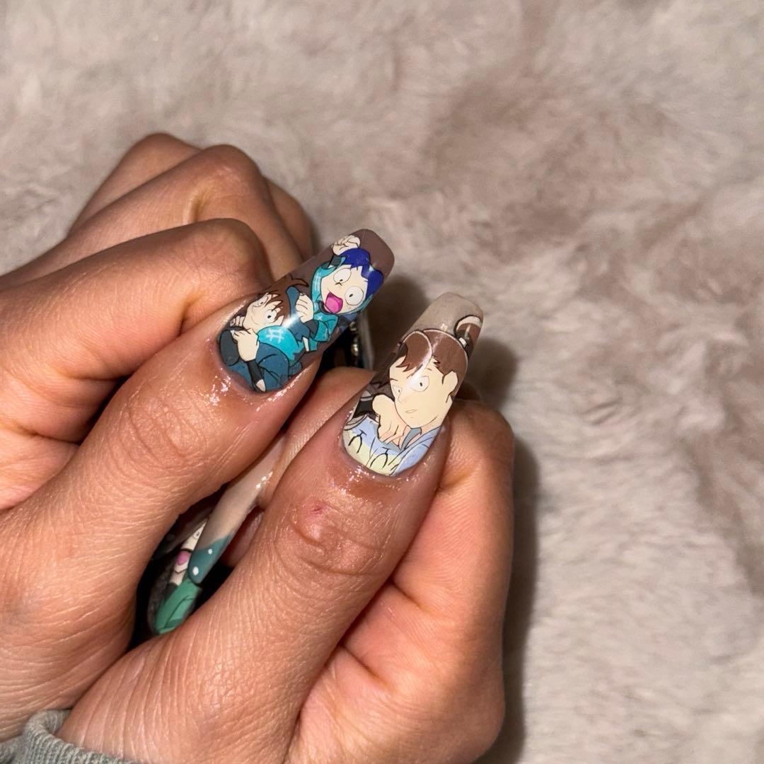 プレインシート　痛ネイル　ネイルシール　ネイルチップ