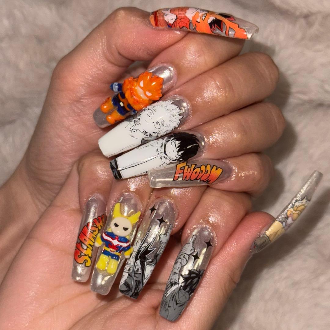 プレインシート　痛ネイル　ネイルシール　ネイルチップ